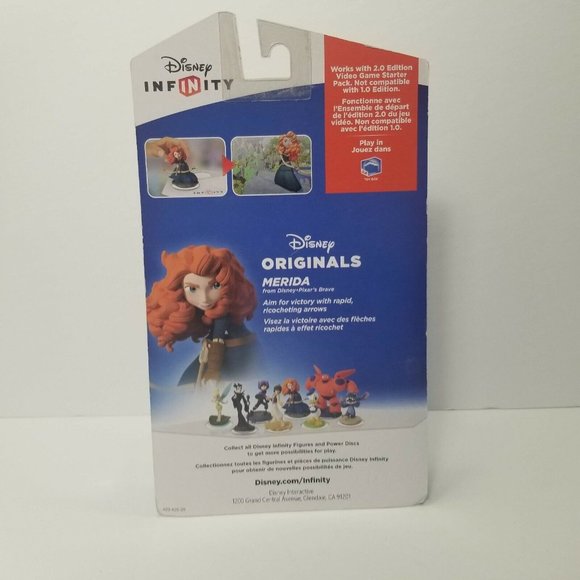 Disney Infinity Merida Action Figure NEW 2.0 Originals 3.0 Wii WiiU PS3 PS4 XBOX - Picture 3 of 3